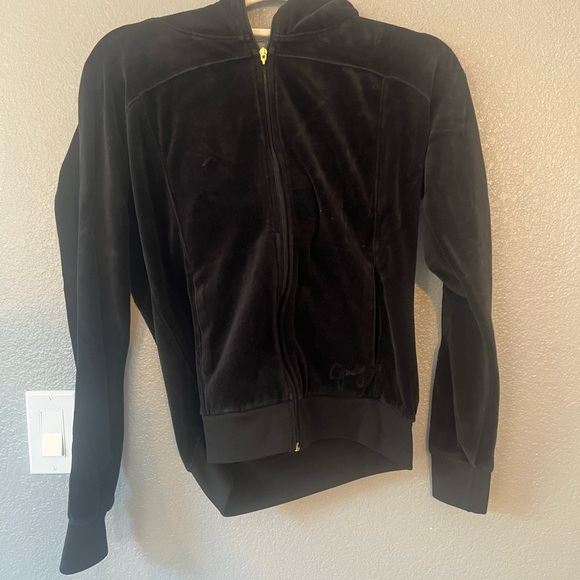 Juicy Couture Tops - Juicy Couture Black Lightweight Shirt Jacket